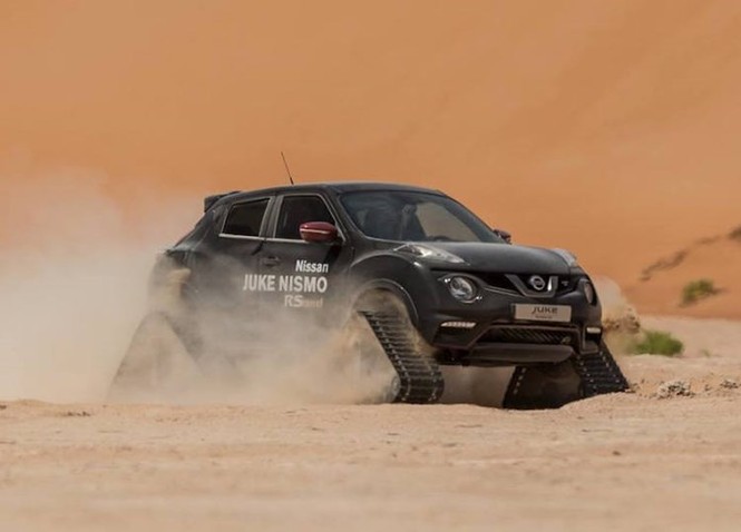 Ngắm Nissan Juke độ bánh xích chinh phục sa mạc Ả Rập - ảnh 6