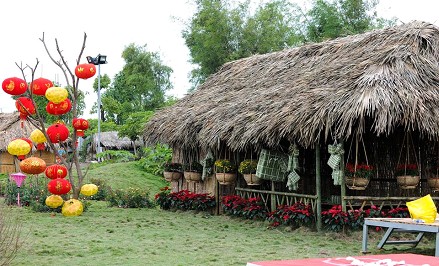 Chợ quê ngày Tết ở Hà Nội - ảnh 1