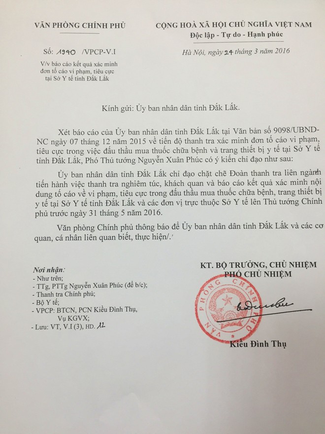 Gia hạn xác minh tiêu cực tại Sở Y tế Đắk Lắk - ảnh 1