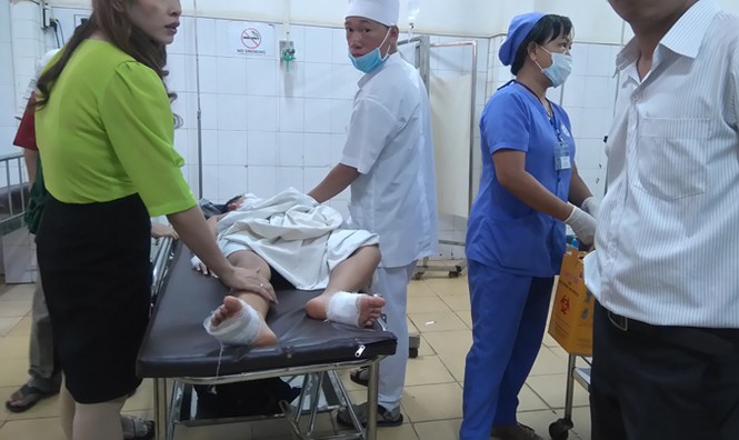 Nổ bình ga, nhiều học sinh tiểu học bị bỏng nặng - ảnh 3