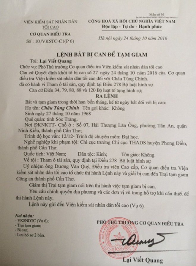 Bắt chi cục trưởng thi hành án tham ô tiền tỷ - ảnh 1