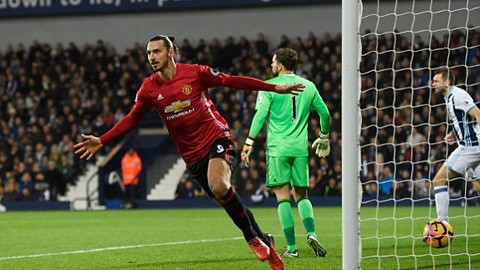 Ibrahimovic lập cú đúp, M.U dễ dàng đánh bại West Brom - ảnh 1