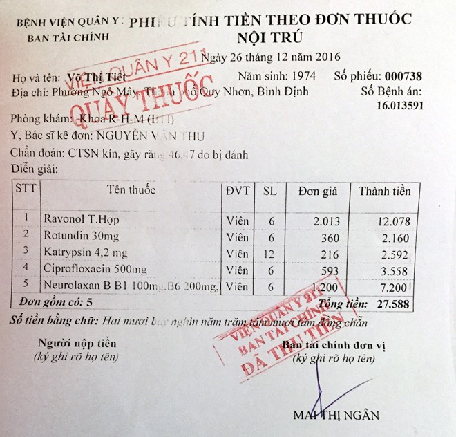Vụ nữ luật sư bị đánh gãy răng tại Tòa: Nạn nhân bị chấn thương sọ não - ảnh 1
