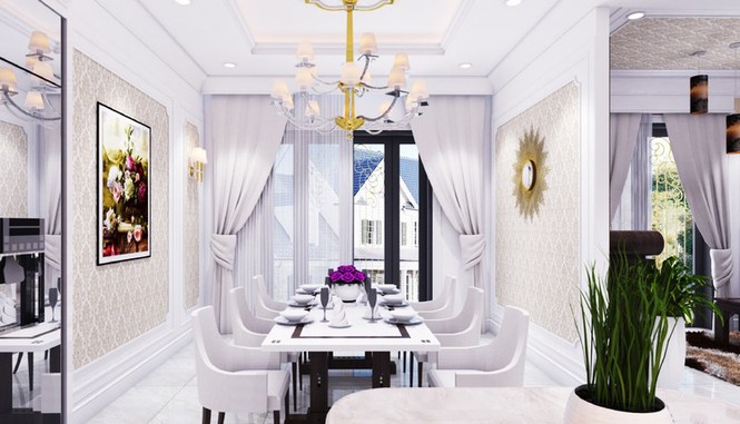 Biệt thự cổ điển Châu Âu 100m2 nhiều người mơ ước - ảnh 8