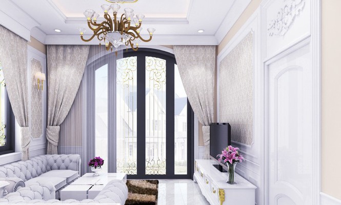 Biệt thự cổ điển Châu Âu 100m2 nhiều người mơ ước - ảnh 5