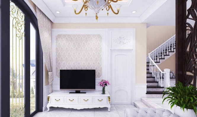 Biệt thự cổ điển Châu Âu 100m2 nhiều người mơ ước - ảnh 7