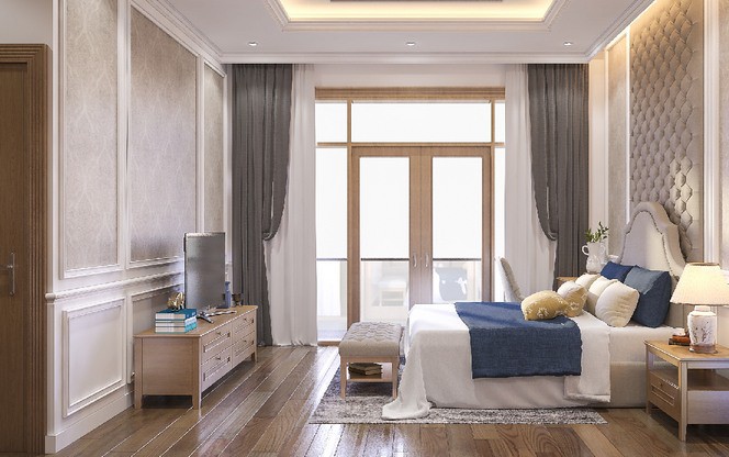 Biệt thự cổ điển Châu Âu 100m2 nhiều người mơ ước - ảnh 11