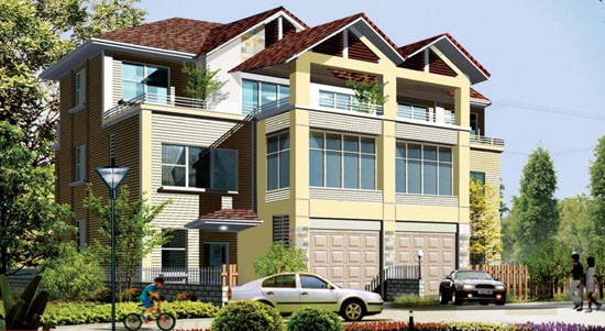 Biệt thự song lập 'đôi lứa xứng đôi' đẹp mê hồn - ảnh 3