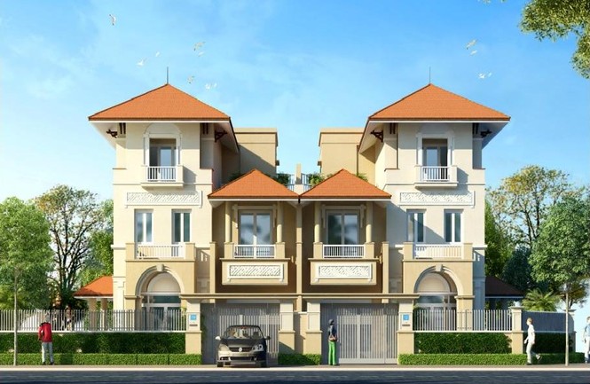 Biệt thự song lập 'đôi lứa xứng đôi' đẹp mê hồn - ảnh 7
