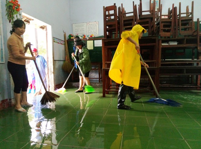 dọn dẹp trường lớp - ảnh 10