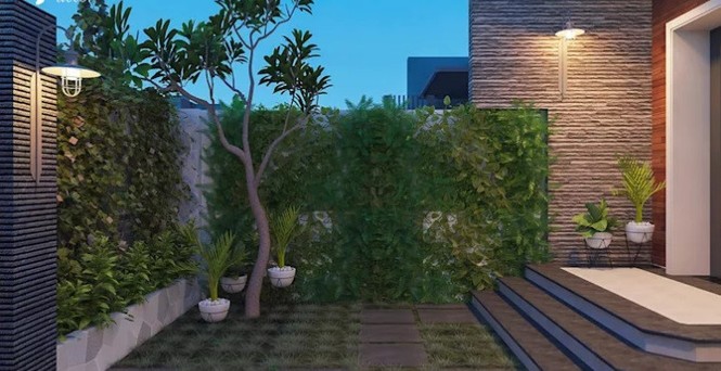 Mê mẩn biệt thự vườn xanh mát mắt ở Hà Nội - ảnh 3