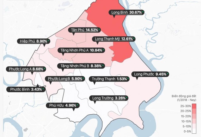 Bức tranh toàn cảnh 'cơn sốt' đất nền quận 9, TP.HCM - ảnh 1