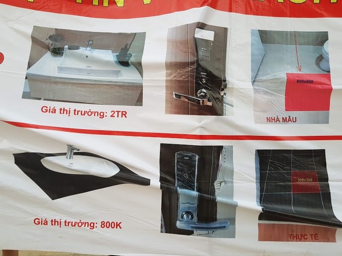 'Đội nắng thức đêm' tố chủ đầu tư quảng cáo một đằng, bán hàng một nẻo - ảnh 1