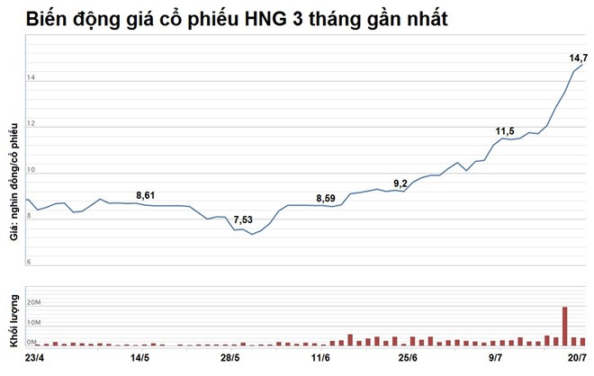Bầu Đức bị bán giải chấp 3,8 triệu cổ phiếu HAG để thu hồi nợ - ảnh 1