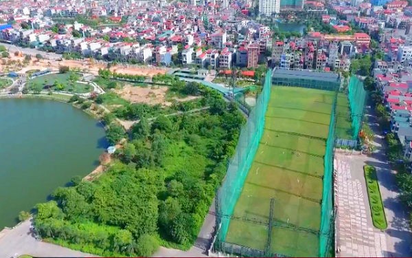 Cận cảnh đất 'vàng' công viên cho mượn làm sân tập golf - ảnh 7