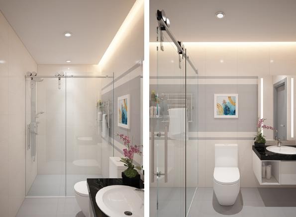 Nhà ống hai tầng kết hợp sân thượng đẹp miễn chê - ảnh 5