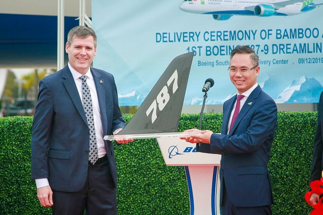 Boeing 787-9 Dreamliner đầu tiên cất cánh về với đội bay của Bamboo Airways - ảnh 3