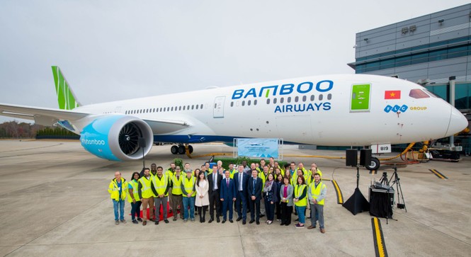 Boeing 787-9 Dreamliner đầu tiên cất cánh về với đội bay của Bamboo Airways - ảnh 5
