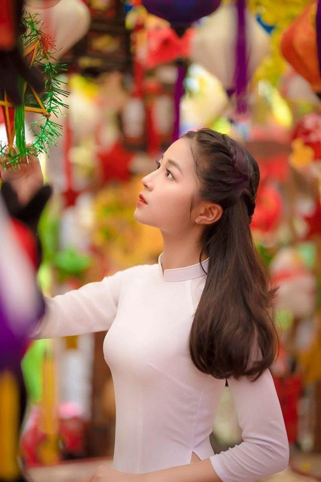 Nữ sinh Hà thành 'gieo thương nhớ' với góc nghiêng xinh đẹp - ảnh 4