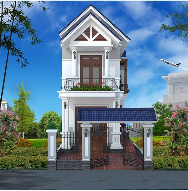 Những mẫu nhà 2 tầng đẹp, đơn giản  - ảnh 7