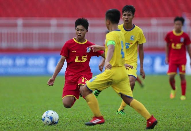 Viettel thắng sốc Khánh Hoà giải U15 - ảnh 1