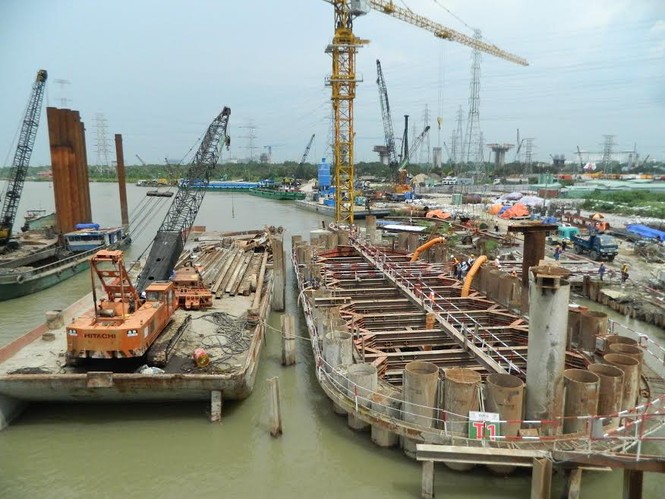 Trên công trường dự án chống ngập 10.000 tỷ đồng ở Sài Gòn - ảnh 5