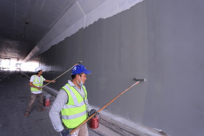 Cận cảnh hầm chui phục vụ APEC trước ngày thông xe - ảnh 6