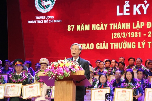 Tuyên dương 87 cán bộ Đoàn nhận giải thưởng Lý Tự Trọng 2018 - ảnh 1