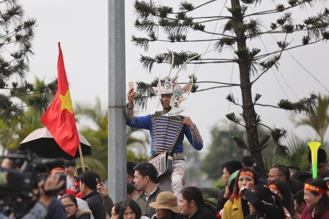 Không khí cổ động viên đón đội tuyển Việt Nam sau Asian Cup 2019 - ảnh 11