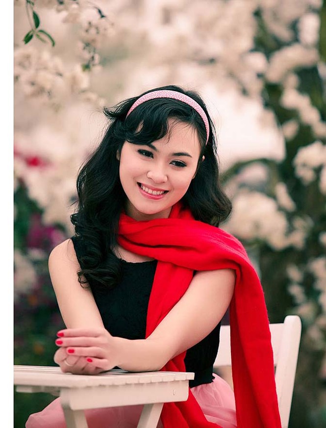 Hoàng Mỹ Linh dự thi Người đẹp Kinh Bắc 2014 - ảnh 3
