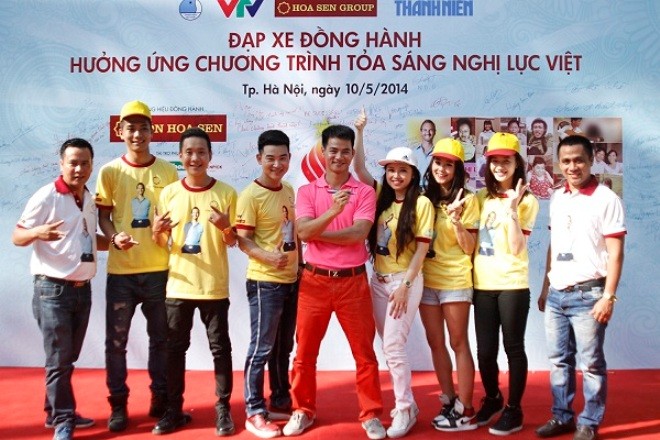 Nghệ sĩ Xuân Bắc đạp xe hưởng ứng “Tỏa sáng nghị lực Việt” - ảnh 5