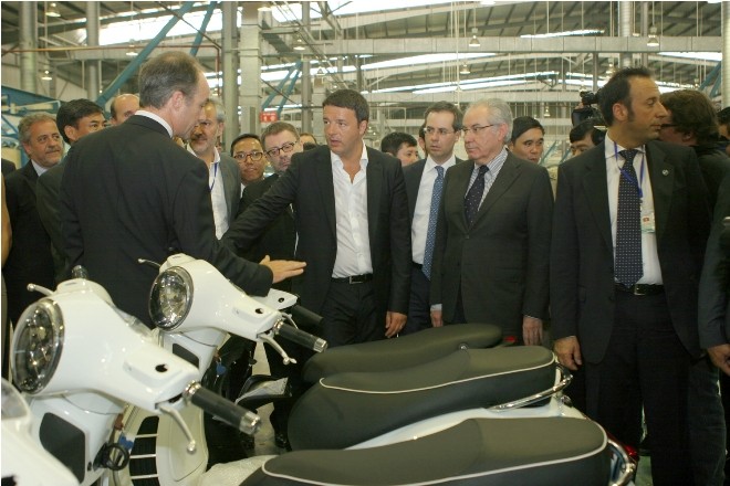 Thủ tướng Italia thăm nhà máy Piaggio tại Việt Nam - ảnh 2