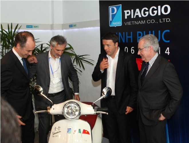 Thủ tướng Italia thăm nhà máy Piaggio tại Việt Nam - ảnh 3