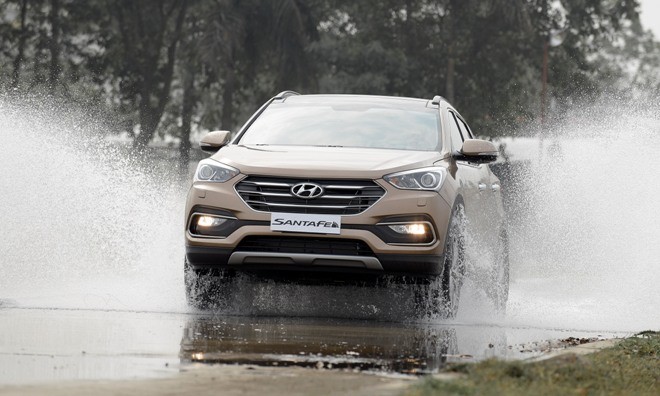Hyundai SantaFe phiên bản 2016 xuất trận tại Việt Nam - ảnh 4