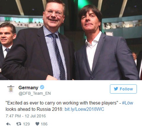 HLV Joachim Loew tiếp tục chèo lái đội tuyển Đức - ảnh 1