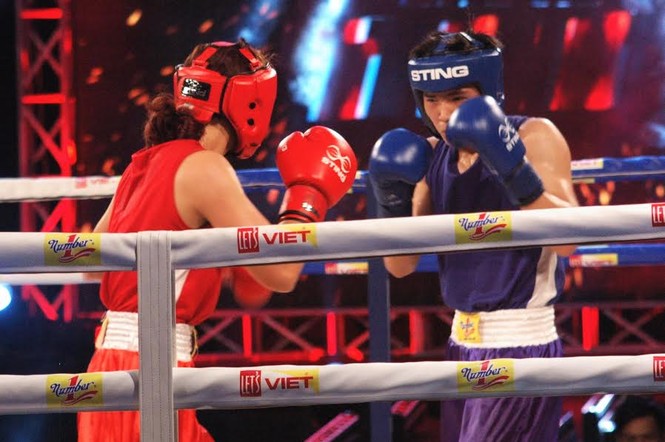 Màn so găng nảy lửa của các hotgirl làng Boxing Việt - ảnh 2