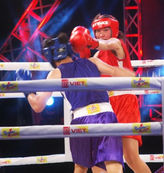 Màn so găng nảy lửa của các hotgirl làng Boxing Việt - ảnh 3