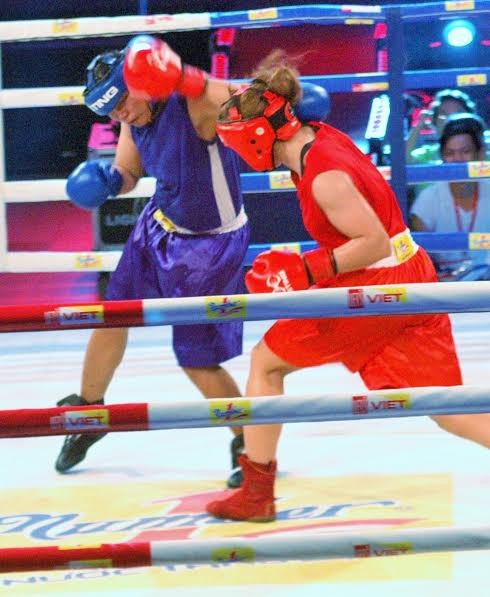 Màn so găng nảy lửa của các hotgirl làng Boxing Việt - ảnh 9