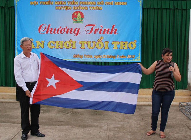 Đoàn đại biểu cấp cao T.Ư Đoàn TNCS Cuba thăm Bến Tre - ảnh 9