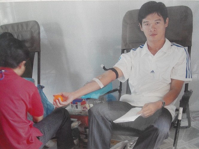 Đại úy Công an 22 lần hiến máu tình nguyện - ảnh 2