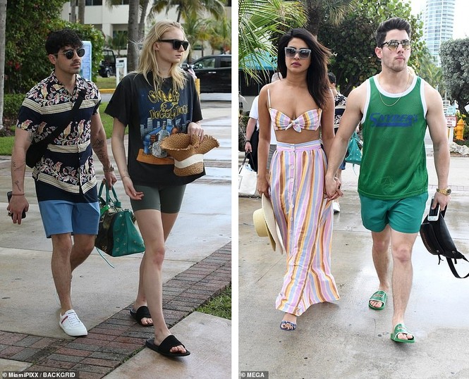 Hoa hậu Priyanka Chopra cùng em dâu tương lai đọ dáng trên du thuyền - ảnh 11