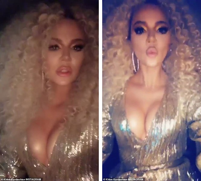 Khloe Kardashian diện váy khoét sâu khoe vòng một ‘khủng’ - ảnh 9