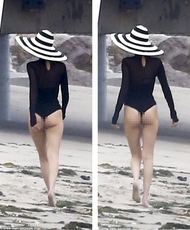 Bella Hadid diện áo xuyên thấu mỏng tang khoe vòng một 'bỏng mắt' - ảnh 12