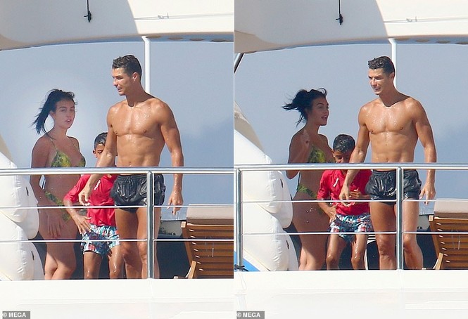 Bạn gái Ronaldo lại gây 'sốt' với ảnh mặc bikini 'bỏng mắt' trên du thuyền - ảnh 4