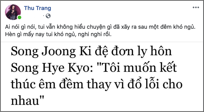Sao Việt trước tin Song-Song ly hôn: Có người không còn tin vào tình yêu - ảnh 2
