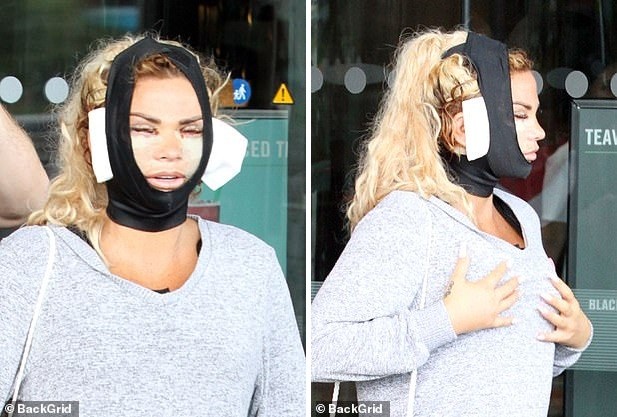 Hãi hùng gương mặt sưng phồng, biến dạng vì ‘dao kéo’ của Katie Price - ảnh 7