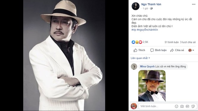 Giới nghệ sĩ bàng hoàng trước tin NSƯT Chánh Tín đột ngột qua đời - ảnh 1
