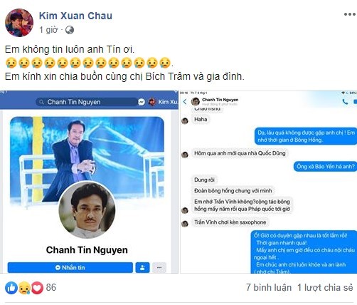 Giới nghệ sĩ bàng hoàng trước tin NSƯT Chánh Tín đột ngột qua đời - ảnh 5