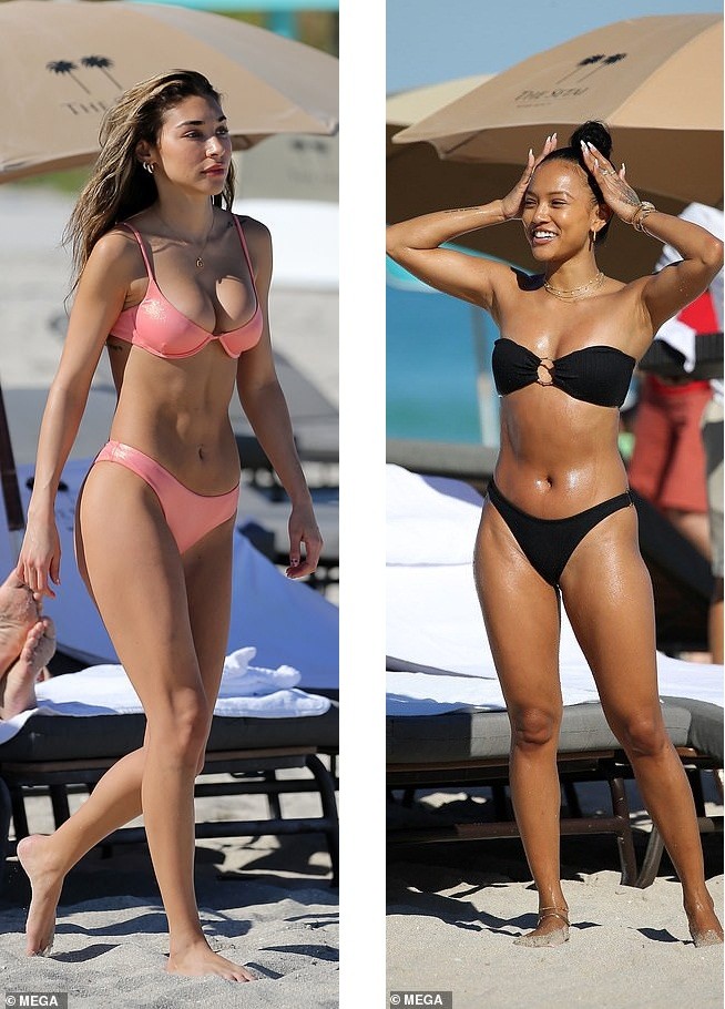 Mỹ nhân gốc Việt mặc bikini, đọ dáng ‘bỏng rẫy’ với bạn gái cũ của Justin Bieber - ảnh 1