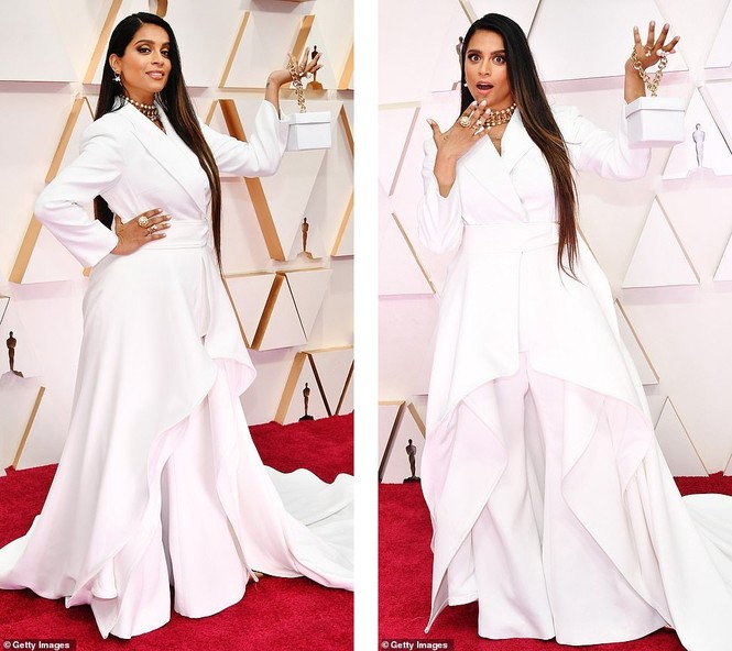 Dàn mỹ nhân Hollywood mặc gợi cảm táo bạo, đổ bộ thảm đỏ Oscar 2020 - ảnh 36